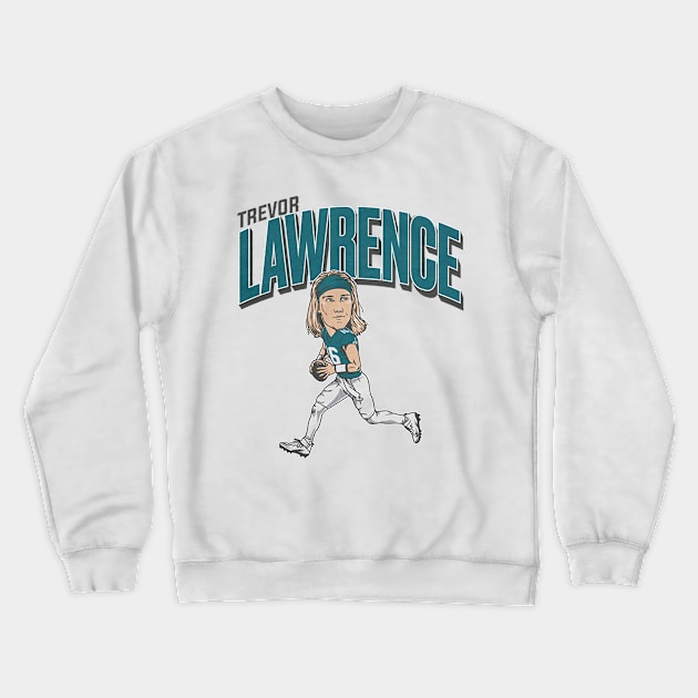 Trevor Lawrence Caricature Crewneck Sweatshirt by Chunta_Design